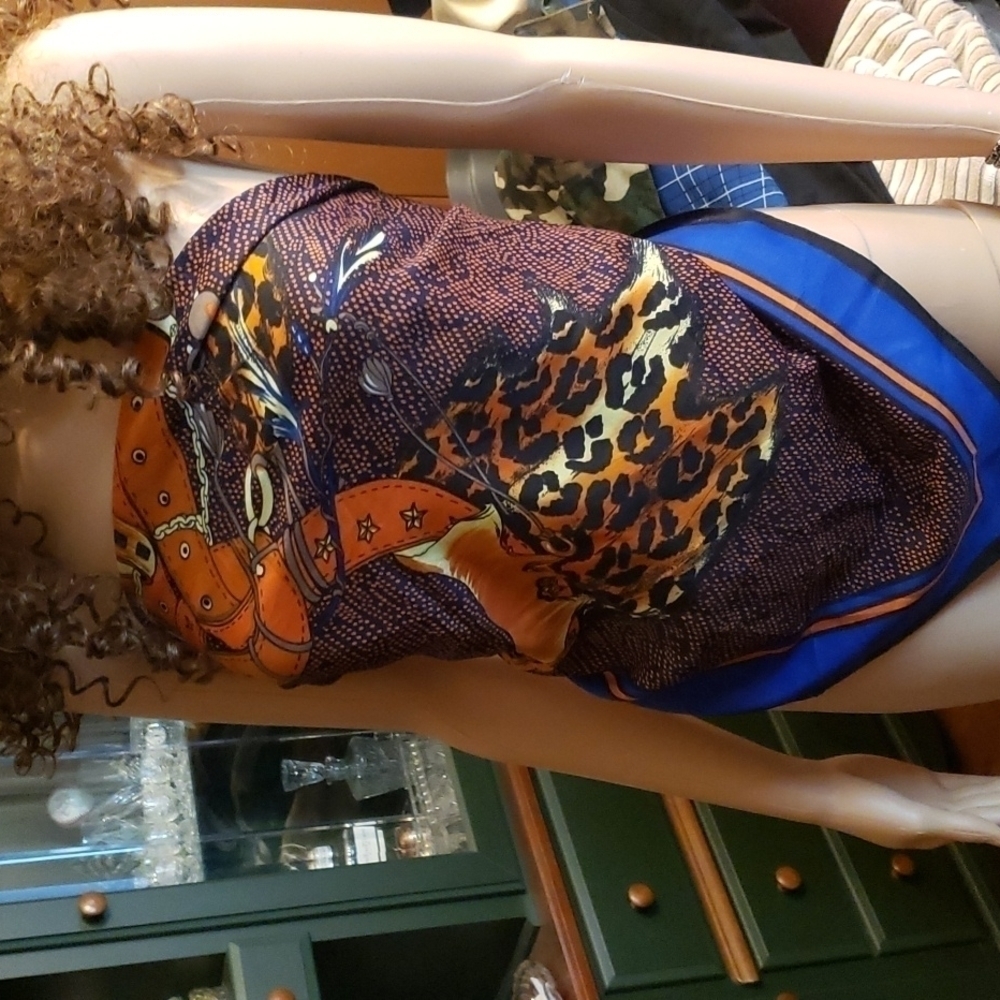 SCARF multicolor (Hermes vibe or LR polo) - Picture 7 of 7